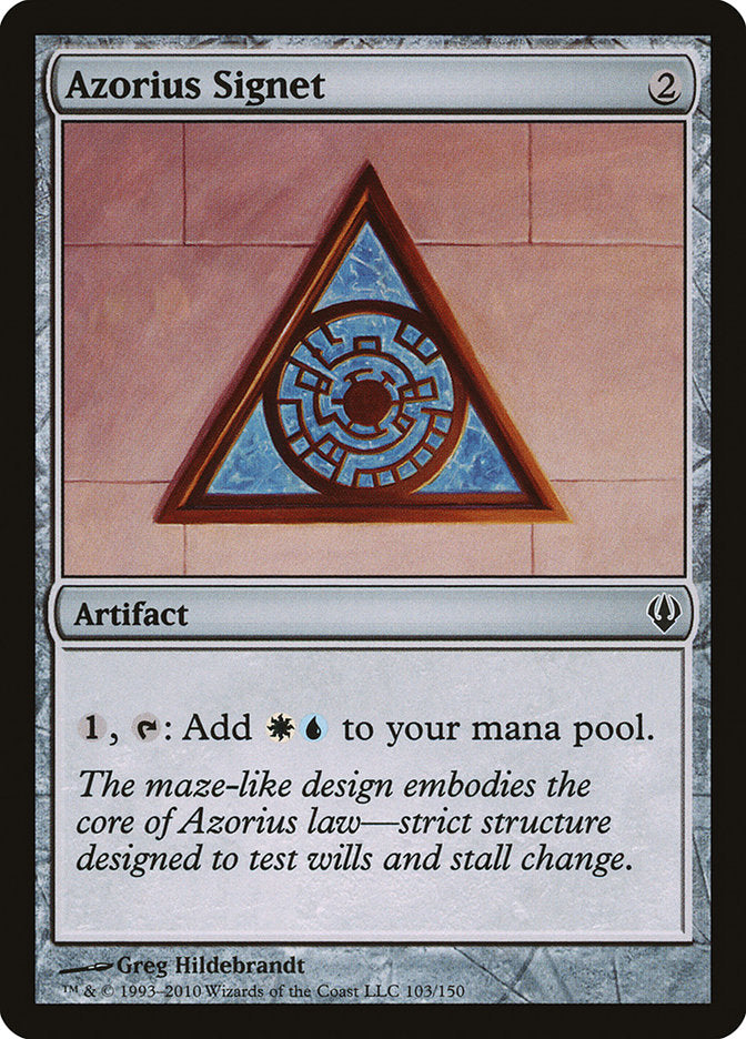 Azorius Signet [Archenemy] | I Want That Stuff Brandon