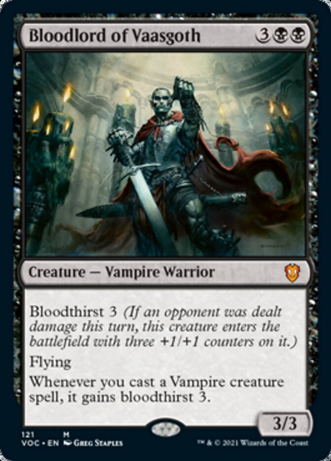 Bloodlord of Vaasgoth [Innistrad: Crimson Vow Commander] | I Want That Stuff Brandon