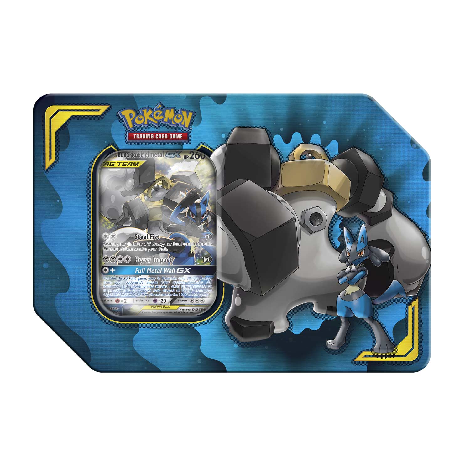 Sun & Moon: Unified Minds - Power Partnership Tin (Lucario & Melmetal GX) | I Want That Stuff Brandon