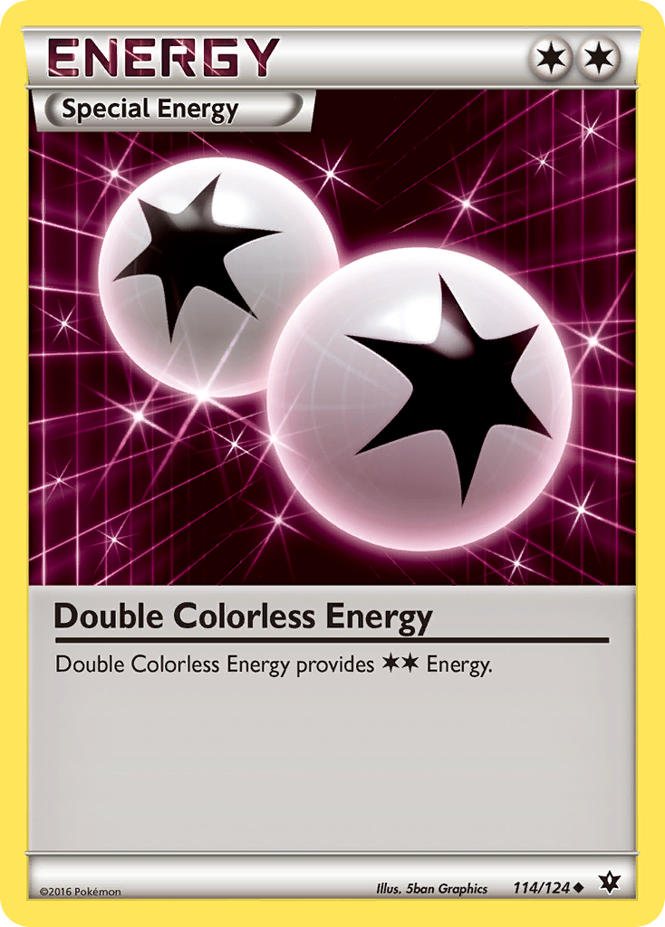 Double Colorless Energy (114/124) [XY: Fates Collide] | I Want That Stuff Brandon