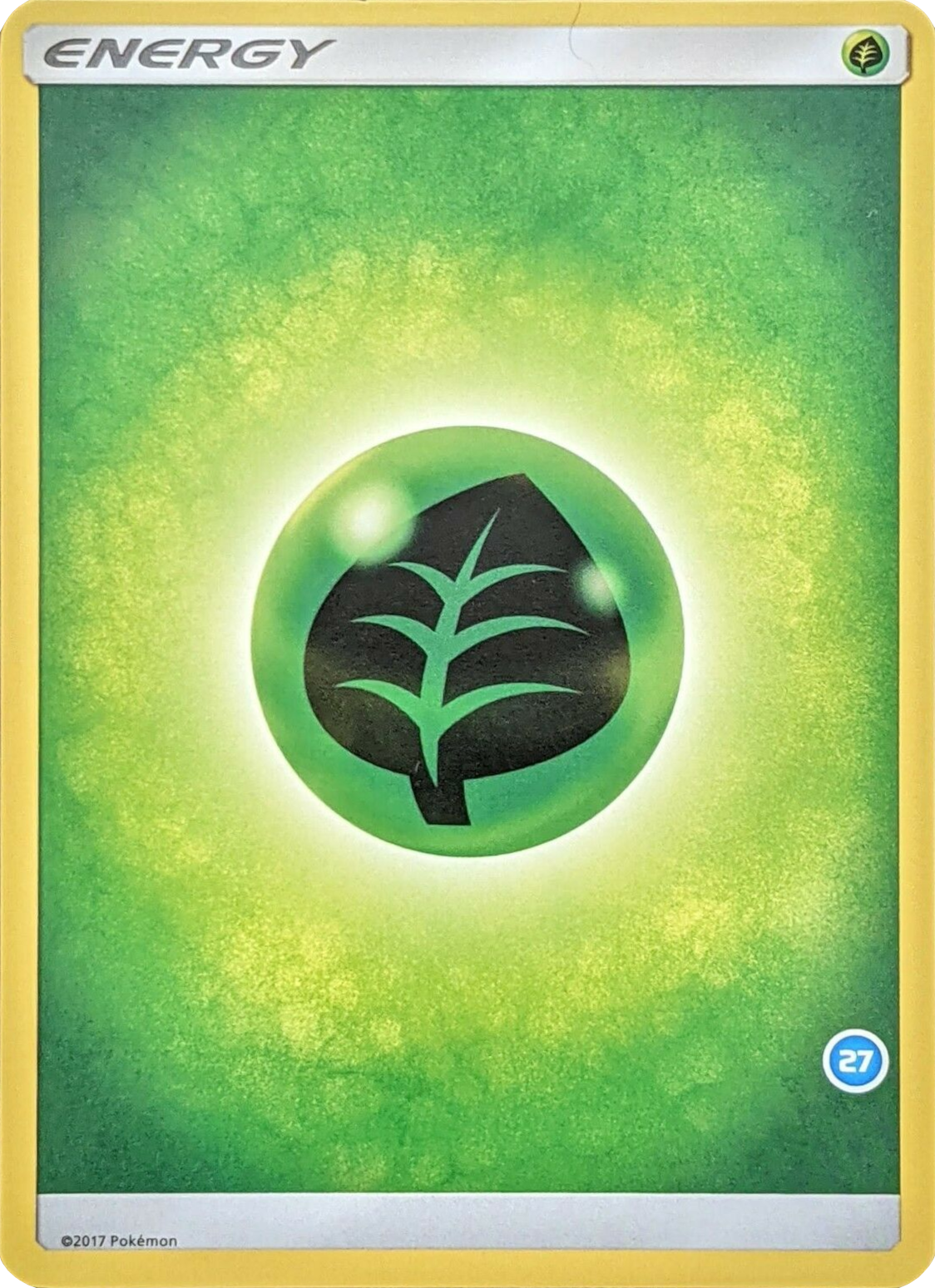 Grass Energy (Deck Exclusive #27) [Sun & Moon: Trainer Kit - Alolan Ninetales] | I Want That Stuff Brandon