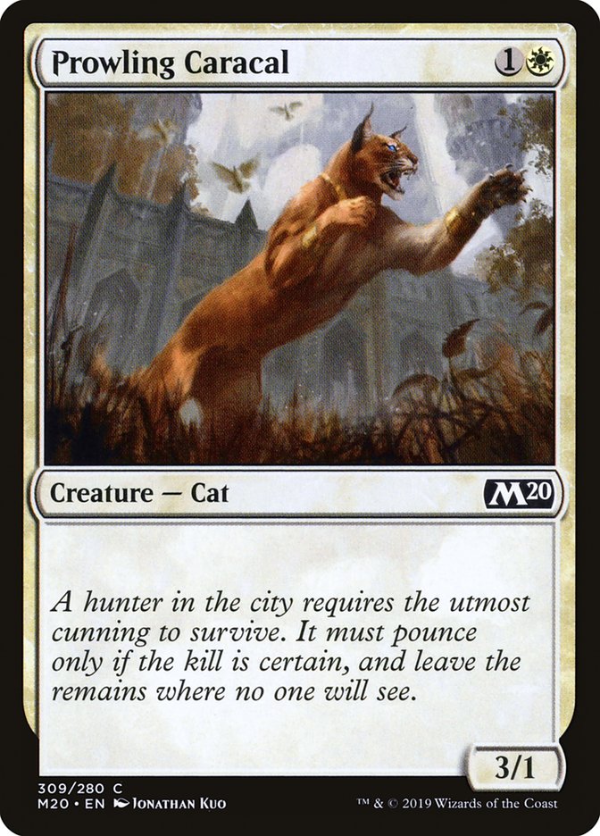 Prowling Caracal [Core Set 2020] | I Want That Stuff Brandon