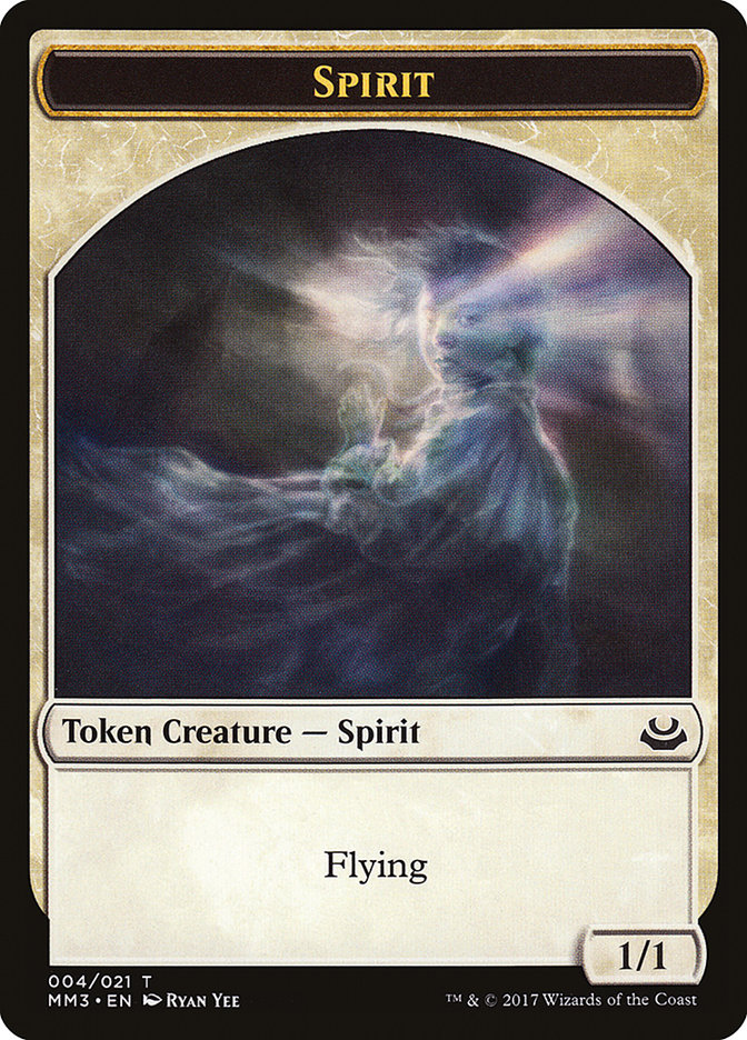 Spirit Token [Modern Masters 2017 Tokens] | I Want That Stuff Brandon