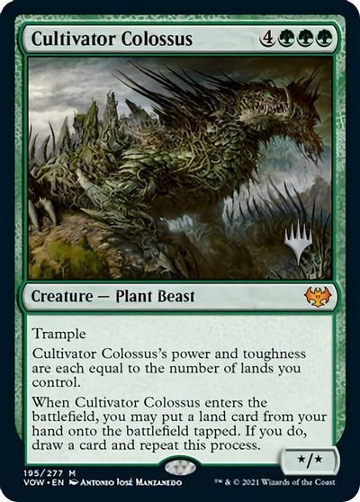 Cultivator Colossus (Promo Pack) [Innistrad: Crimson Vow Promos] | I Want That Stuff Brandon