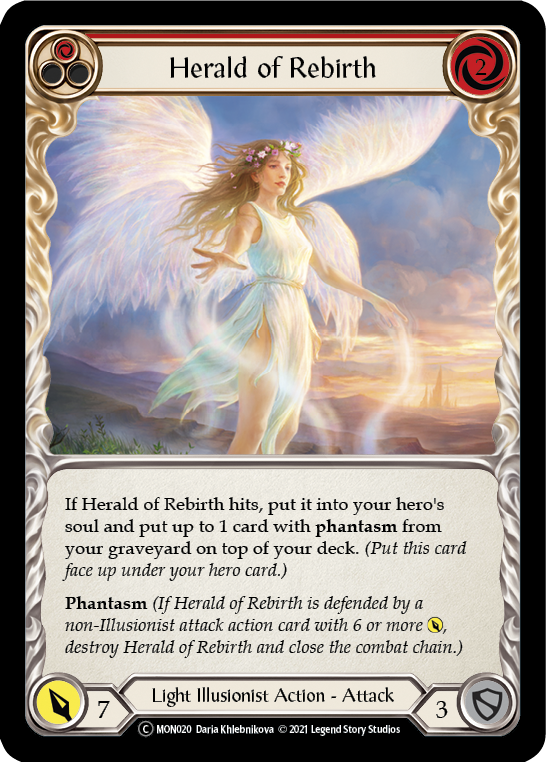 Herald of Rebirth (Red) [U-MON020] Unlimited Edition Normal | I Want That Stuff Brandon