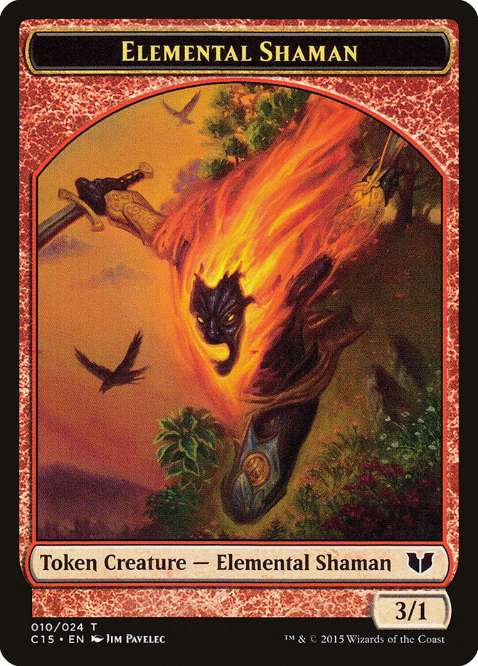 Elemental Shaman Token [Commander 2015 Tokens] | I Want That Stuff Brandon