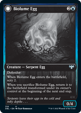 Biolume Egg // Biolume Serpent [Innistrad: Double Feature] | I Want That Stuff Brandon