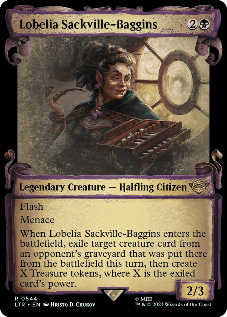 Lobelia Sackville-Baggins [The Lord of the Rings: Tales of Middle-Earth Showcase Scrolls] | I Want That Stuff Brandon