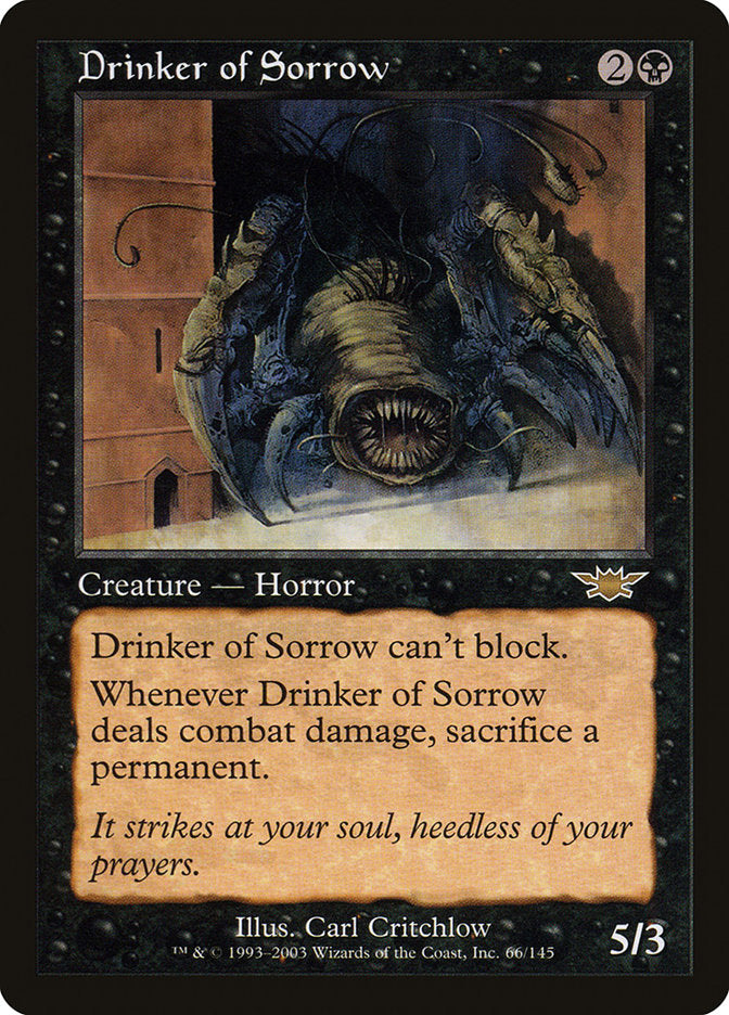 Drinker of Sorrow [Legions] | I Want That Stuff Brandon