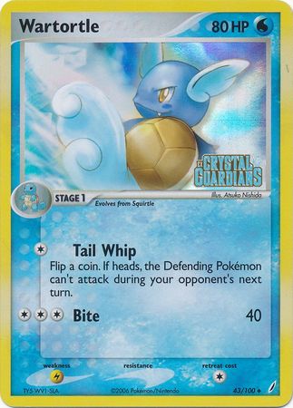 Wartortle (43/100) (Stamped) [EX: Crystal Guardians] | I Want That Stuff Brandon