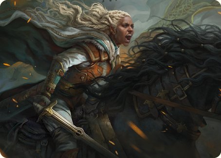 Eowyn, Fearless Knight Art Card [The Lord of the Rings: Tales of Middle-earth Art Series] | I Want That Stuff Brandon