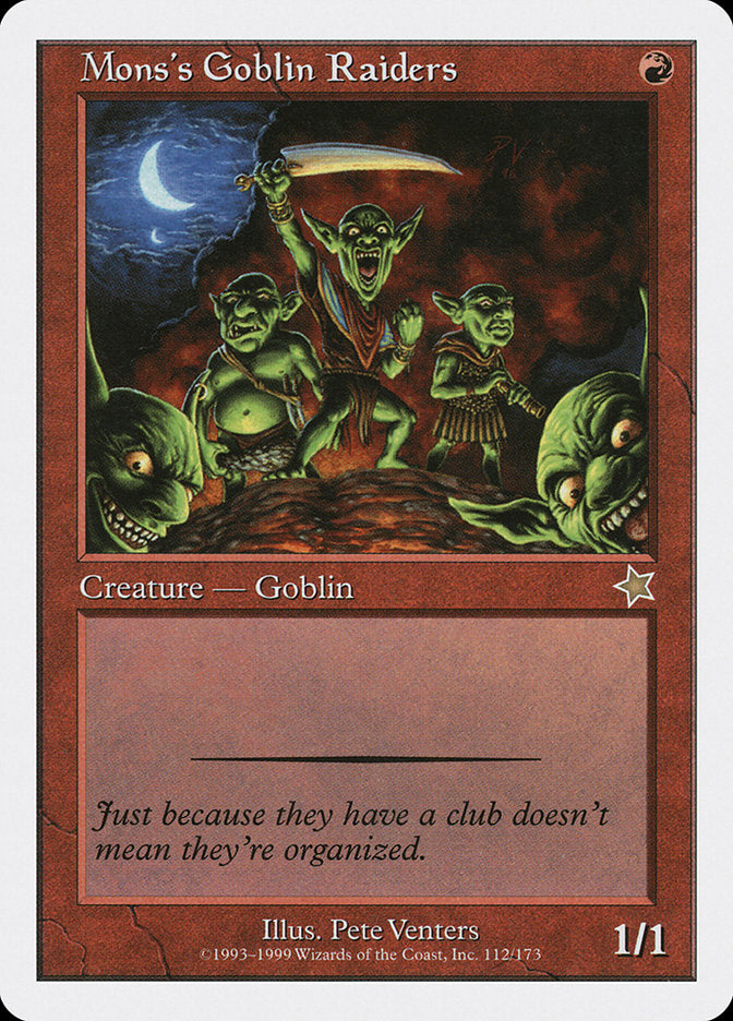 Mons's Goblin Raiders [Starter 1999] | I Want That Stuff Brandon