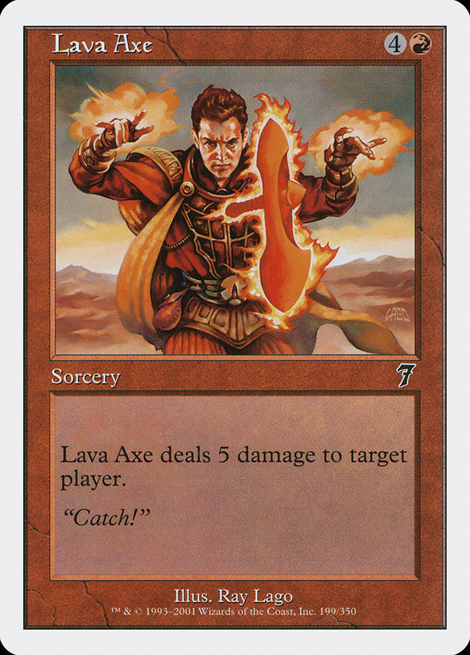 Lava Axe [Seventh Edition] | I Want That Stuff Brandon