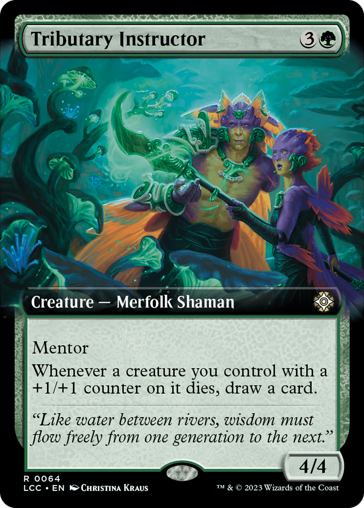 Tributary Instructor (Extended Art) [The Lost Caverns of Ixalan Commander] | I Want That Stuff Brandon
