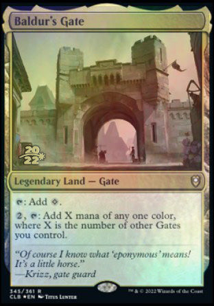 Baldur's Gate [Commander Legends: Battle for Baldur's Gate Prerelease Promos] | I Want That Stuff Brandon