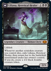 Liliana, Heretical Healer // Liliana, Defiant Necromancer [Commander Collection: Black] | I Want That Stuff Brandon