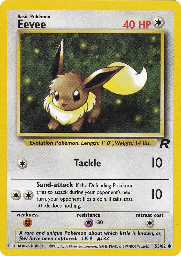 Eevee (55/82) [Team Rocket Unlimited] | I Want That Stuff Brandon