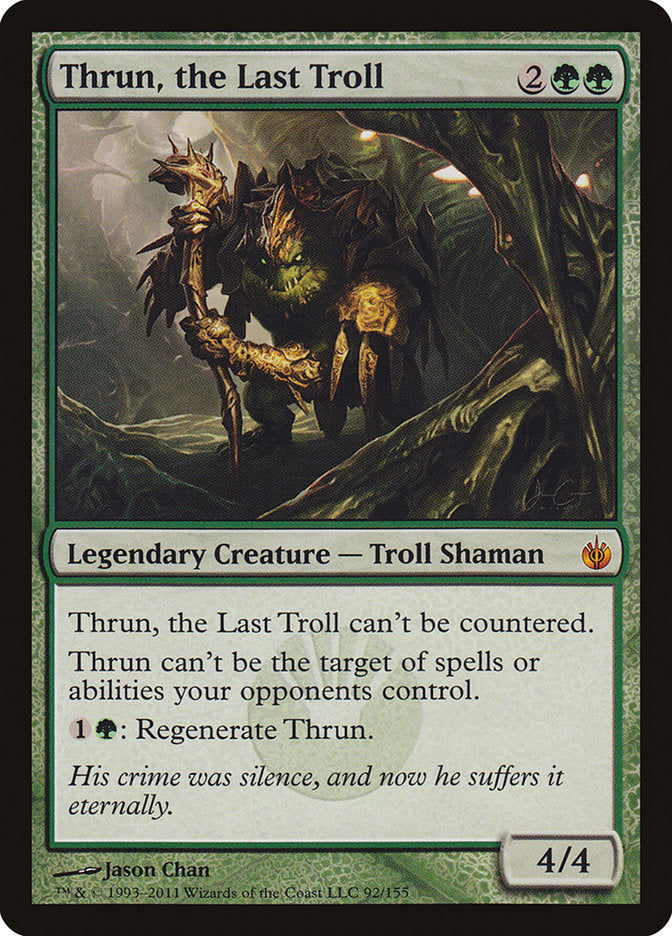 Thrun, the Last Troll [Mirrodin Besieged] | I Want That Stuff Brandon