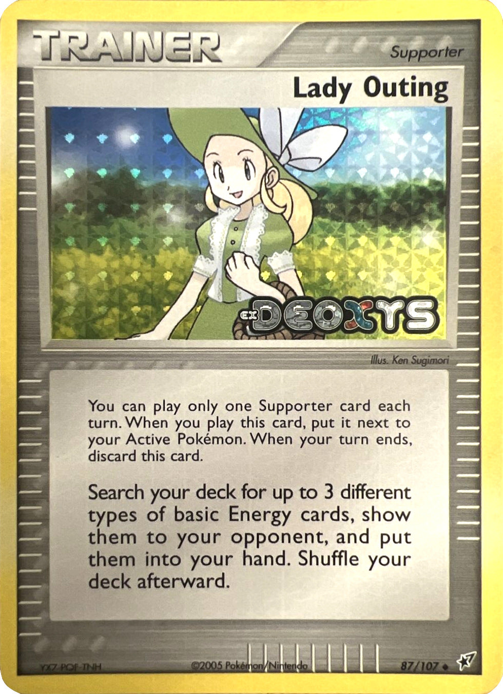 Lady Outing (87/107) (Stamped) [EX: Deoxys] | I Want That Stuff Brandon