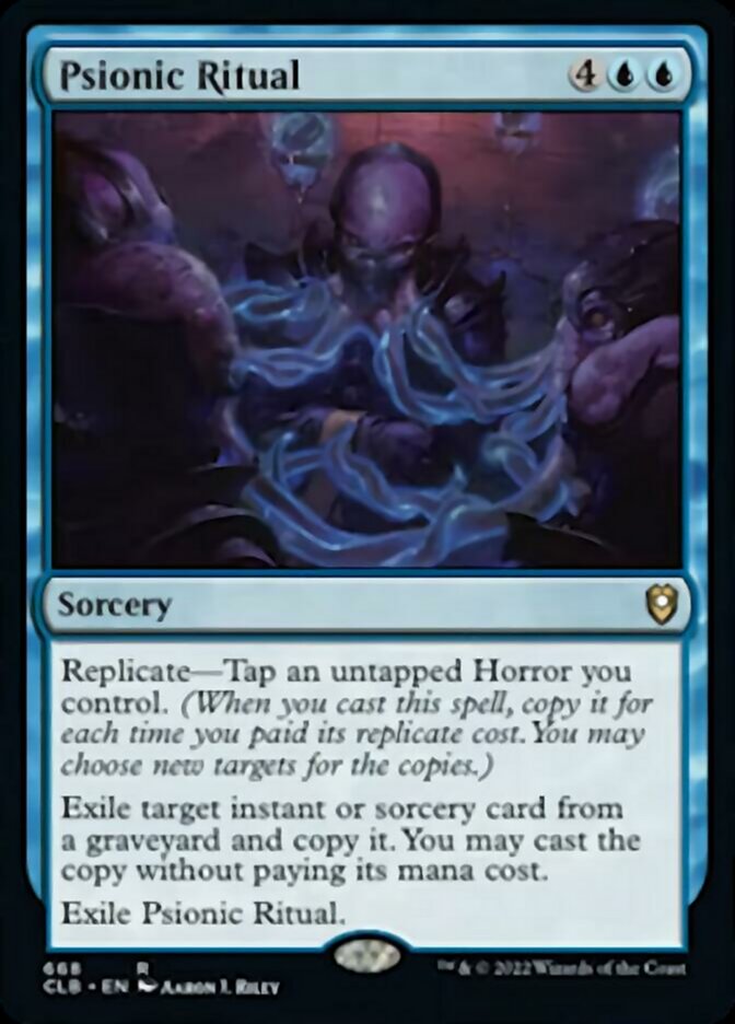Psionic Ritual [Commander Legends: Battle for Baldur's Gate] | I Want That Stuff Brandon