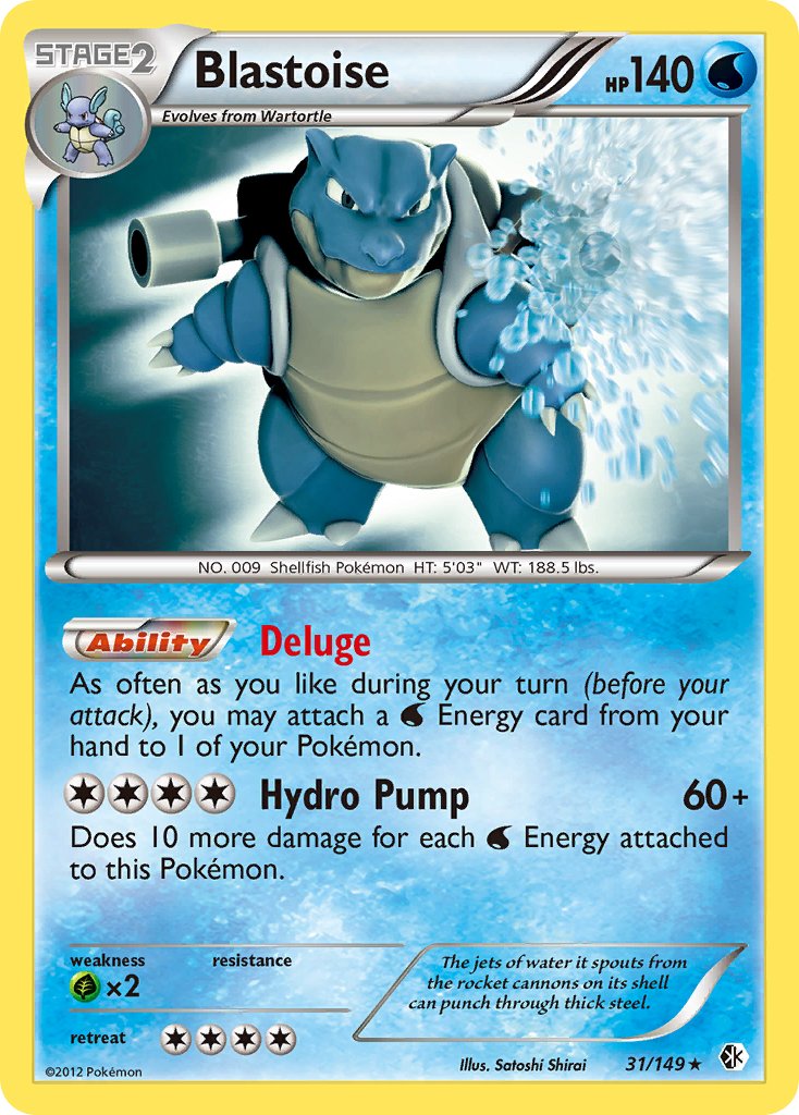 Blastoise (31/149) (Theme Deck Exclusive) [Black & White: Boundaries Crossed] | I Want That Stuff Brandon