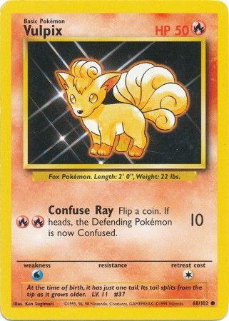 Vulpix (68/102) [Base Set Unlimited] | I Want That Stuff Brandon
