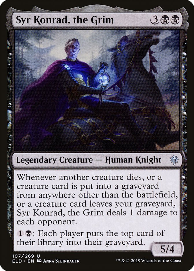 Syr Konrad, the Grim [Throne of Eldraine] | I Want That Stuff Brandon