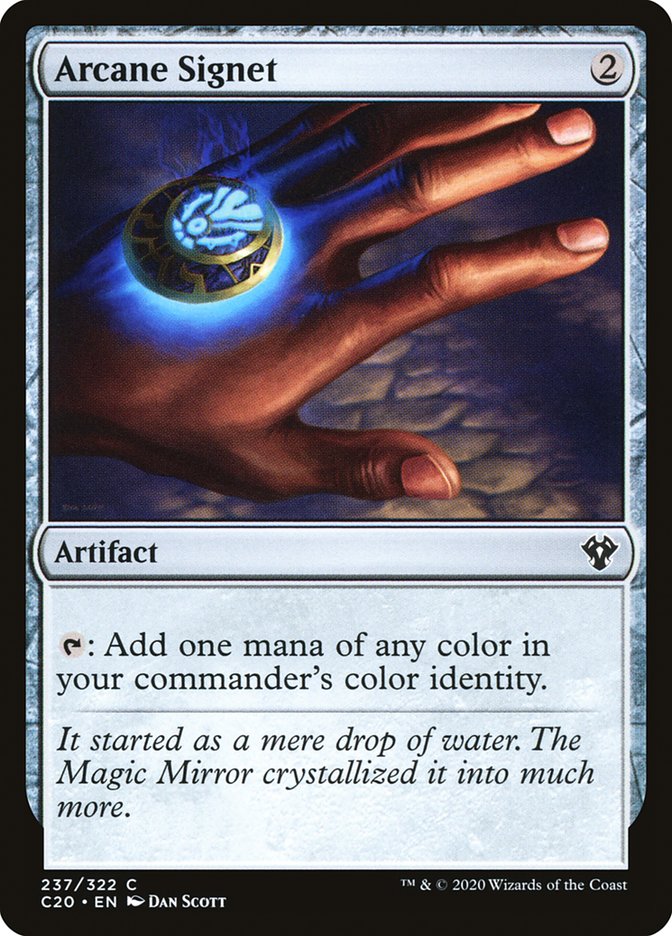 Arcane Signet [Commander 2020] | I Want That Stuff Brandon