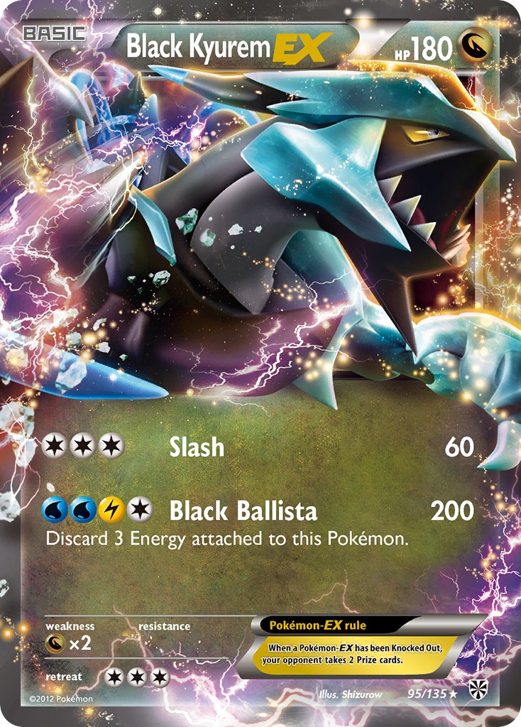 Black Kyurem EX (95/135) [Black & White: Plasma Storm] | I Want That Stuff Brandon