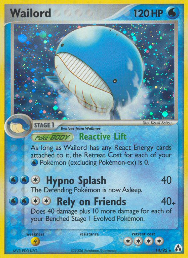 Wailord (14/92) [EX: Legend Maker] | I Want That Stuff Brandon