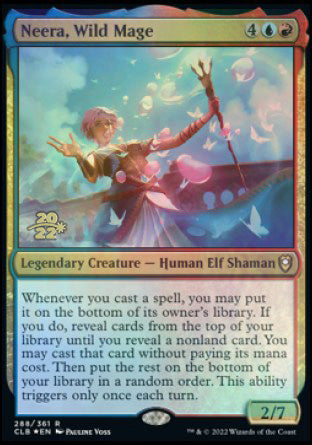 Neera, Wild Mage [Commander Legends: Battle for Baldur's Gate Prerelease Promos] | I Want That Stuff Brandon