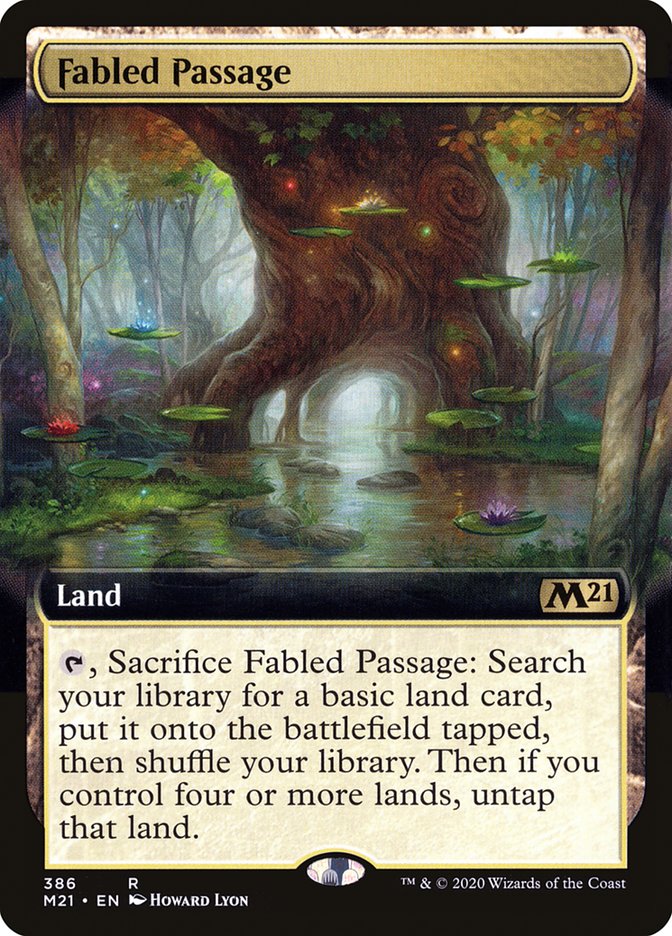 Fabled Passage (Extended Art) [Core Set 2021] | I Want That Stuff Brandon