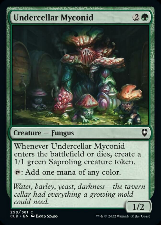 Undercellar Myconid [Commander Legends: Battle for Baldur's Gate] | I Want That Stuff Brandon