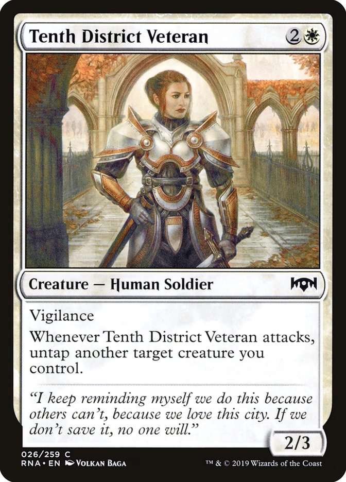 Tenth District Veteran [Ravnica Allegiance] | I Want That Stuff Brandon