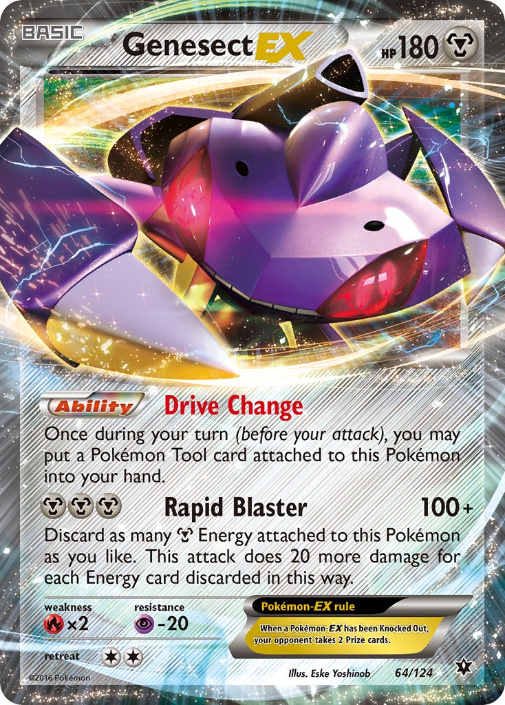 Genesect EX (64/124) [XY: Fates Collide] | I Want That Stuff Brandon