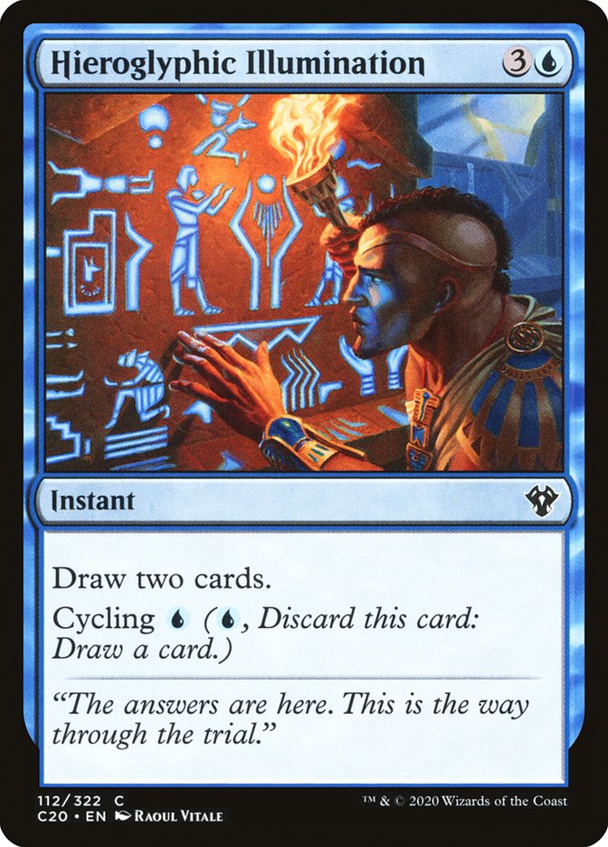 Hieroglyphic Illumination [Commander 2020] | I Want That Stuff Brandon