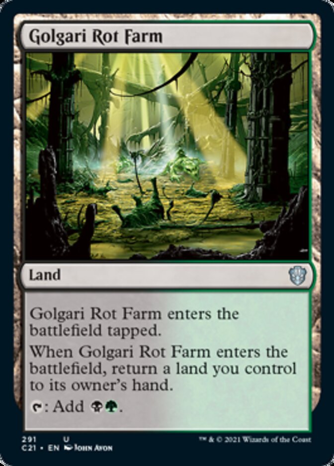 Golgari Rot Farm [Commander 2021] | I Want That Stuff Brandon