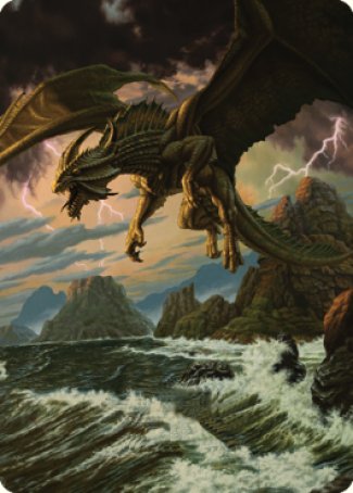 Ancient Bronze Dragon Art Card (03) [Commander Legends: Battle for Baldur's Gate Art Series] | I Want That Stuff Brandon