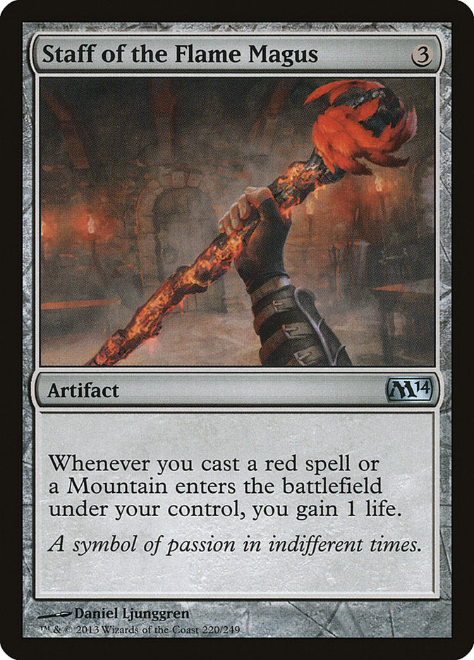 Staff of the Flame Magus [Magic 2014] | I Want That Stuff Brandon