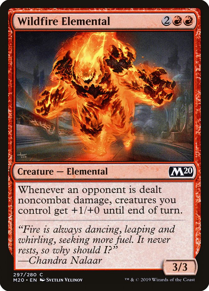 Wildfire Elemental [Core Set 2020] | I Want That Stuff Brandon