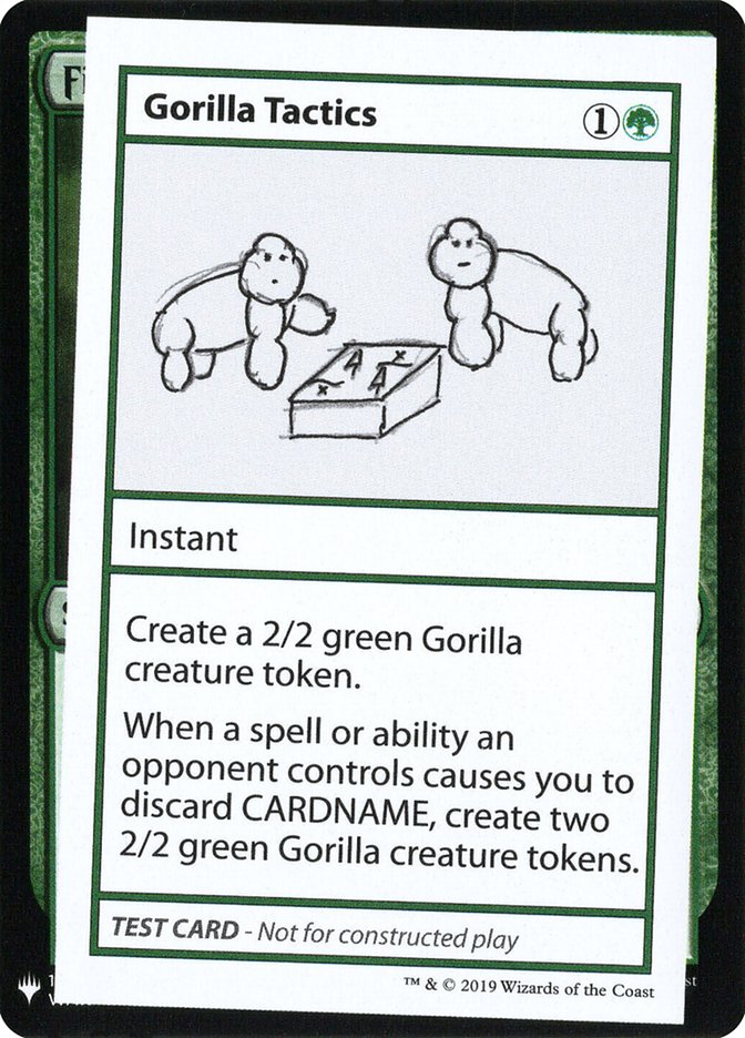 Gorilla Tactics [Mystery Booster Playtest Cards] | I Want That Stuff Brandon