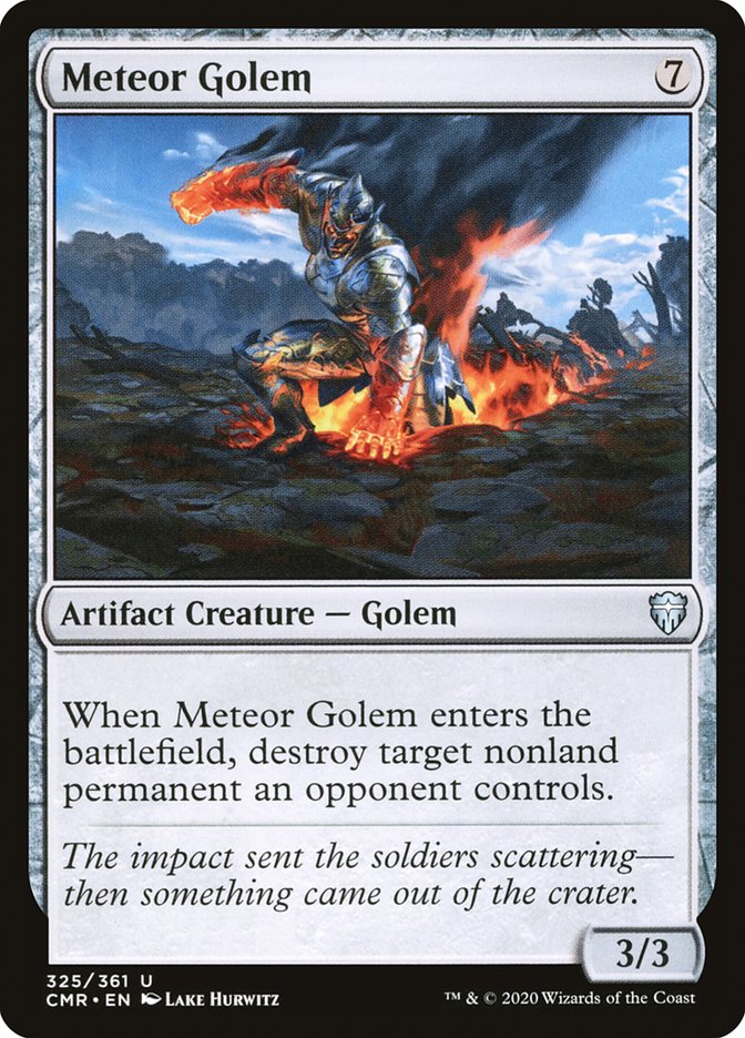 Meteor Golem (325) [Commander Legends] | I Want That Stuff Brandon