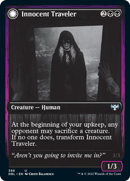 Innocent Traveler // Malicious Invader [Innistrad: Double Feature] | I Want That Stuff Brandon