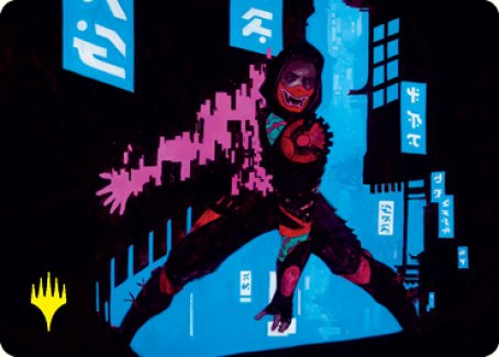 Return to Action Art Card (Gold-Stamped Signature) [Kamigawa: Neon Dynasty Art Series] | I Want That Stuff Brandon