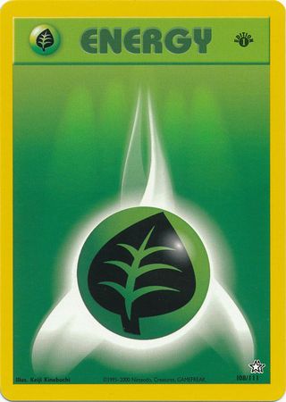 Grass Energy (108/111) [Neo Genesis Unlimited] | I Want That Stuff Brandon