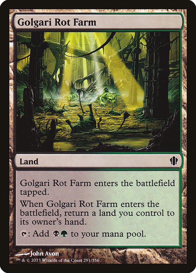 Golgari Rot Farm [Commander 2013] | I Want That Stuff Brandon