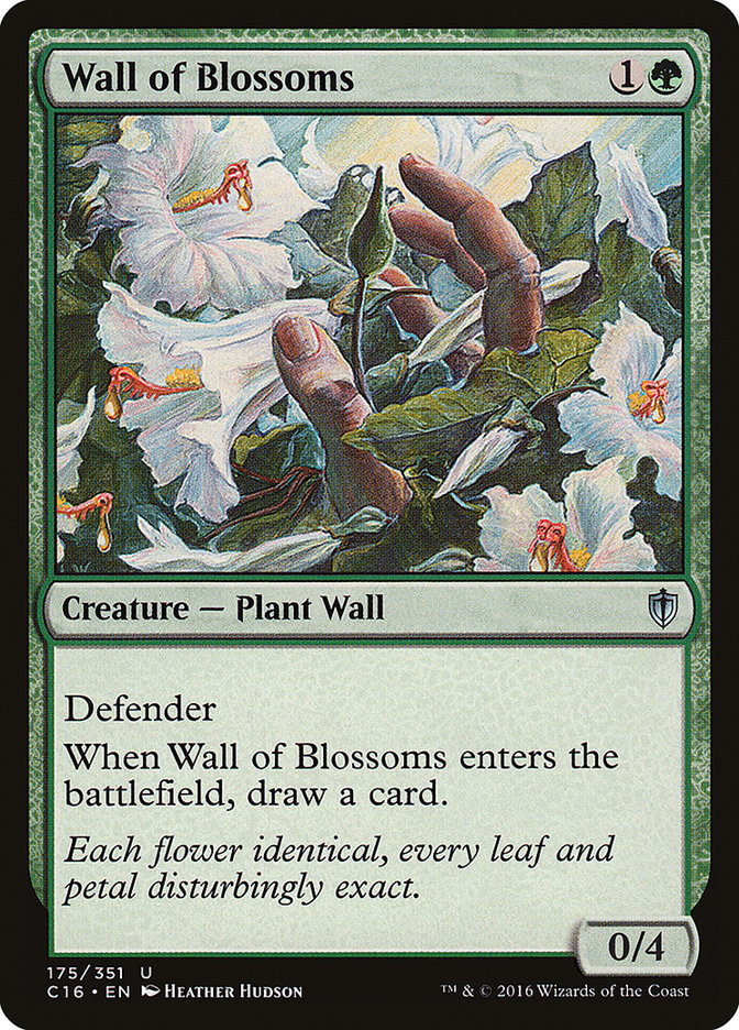 Wall of Blossoms [Commander 2016] | I Want That Stuff Brandon