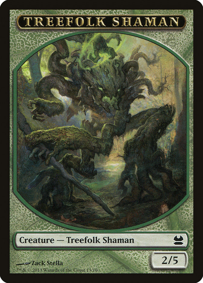 Treefolk Shaman Token [Modern Masters Tokens] | I Want That Stuff Brandon