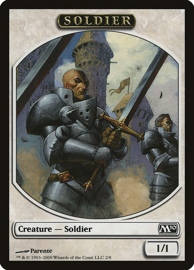 Soldier Token [Magic 2010 Tokens] | I Want That Stuff Brandon