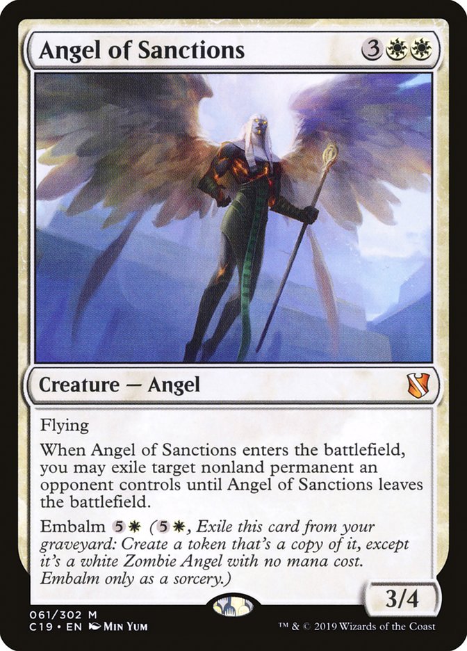Angel of Sanctions [Commander 2019] | I Want That Stuff Brandon
